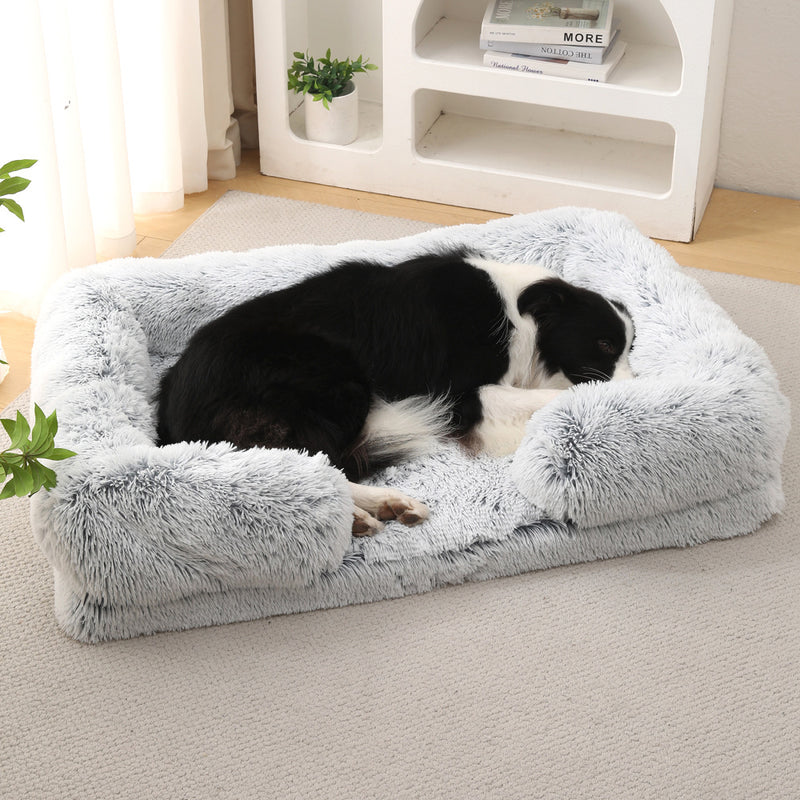 Plush round donut pet bed - MRSLM