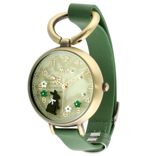 Bunny rabbit leather strap quartz watch - MRSLM