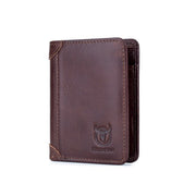 casual men's cowhide wallet, view 6 - MRSLM