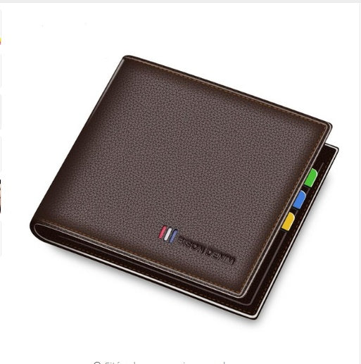 Men's leather wallet, view 6 - MRSLM