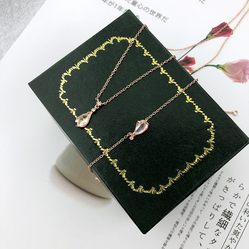 cherry blossom crystal silver bracelet, view 5 - MRSLM
