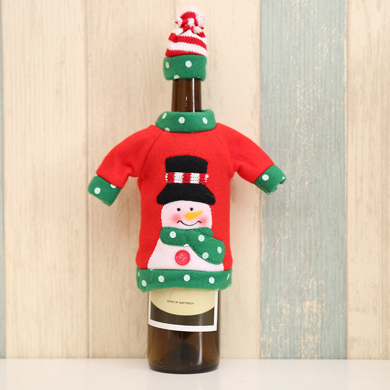 Christmas wine bottle cover, view 10 - MRSLM