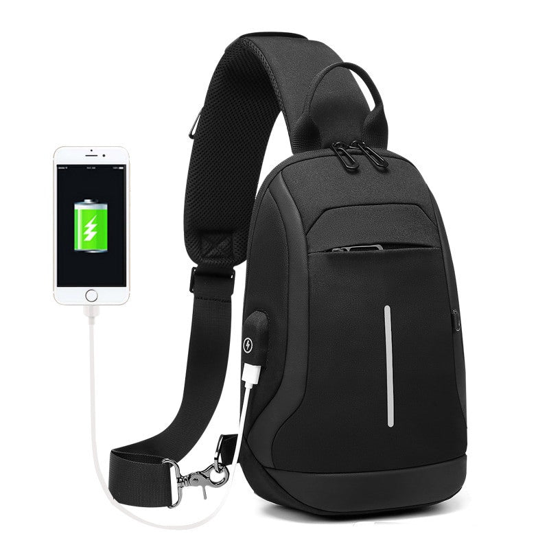 men's casual crossbody bag, view 4 - MRSLM