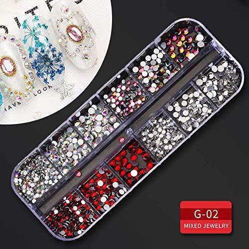 Nail pearl rivet shell jewelry set, view 3 - MRSLM