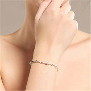 blue crystal lightning bracelet, view 6 - MRSLM