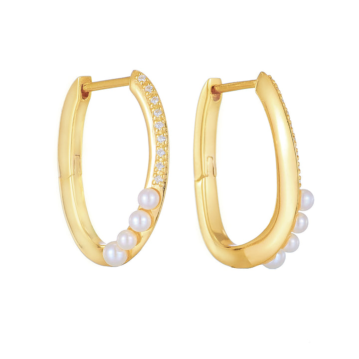 Personalized Earrings Natural Mini Freshwater Pearl