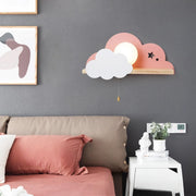 cloud and moon wall lamp with pull switch, view 6 - MRSLM