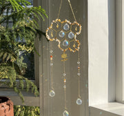 Beehive crystal sun catcher wind chime, view 4 - MRSLM