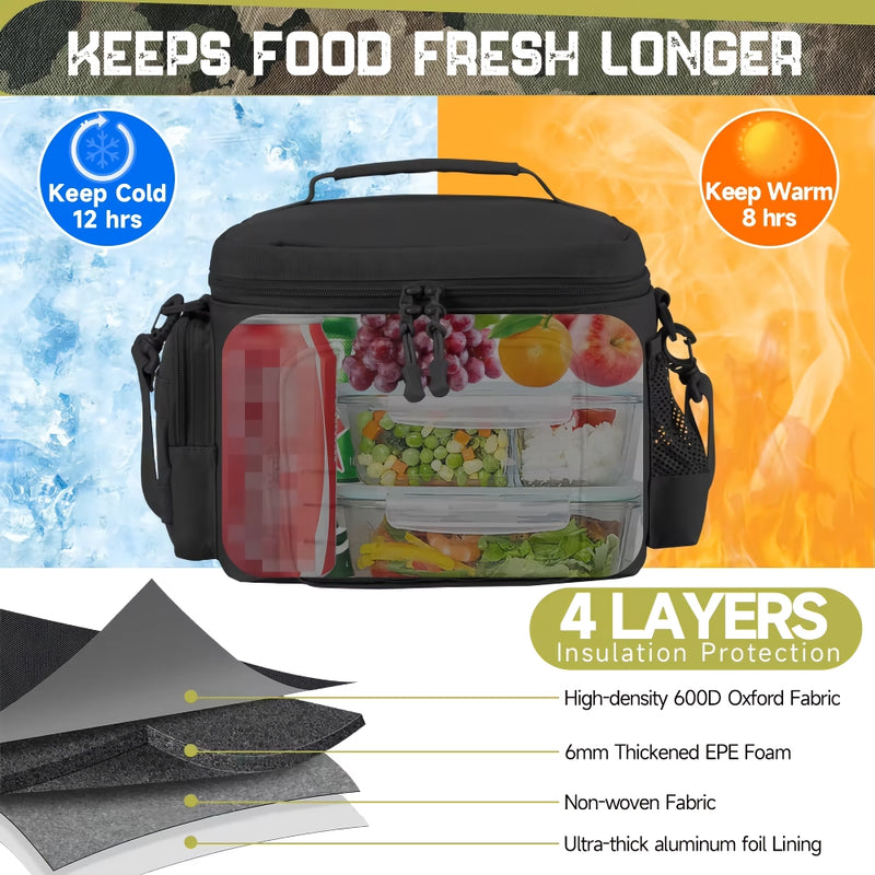 tactical insulated cooler bag, view 8 - MRSLM