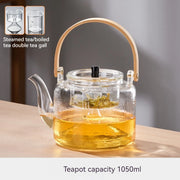 chinese steamed glass teapot set, view 4 - MRSLM