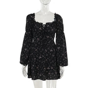 floral long sleeve dress, view 6 - MRSLM