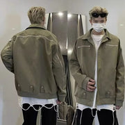 Men's retro zipper jacket - MRSLM