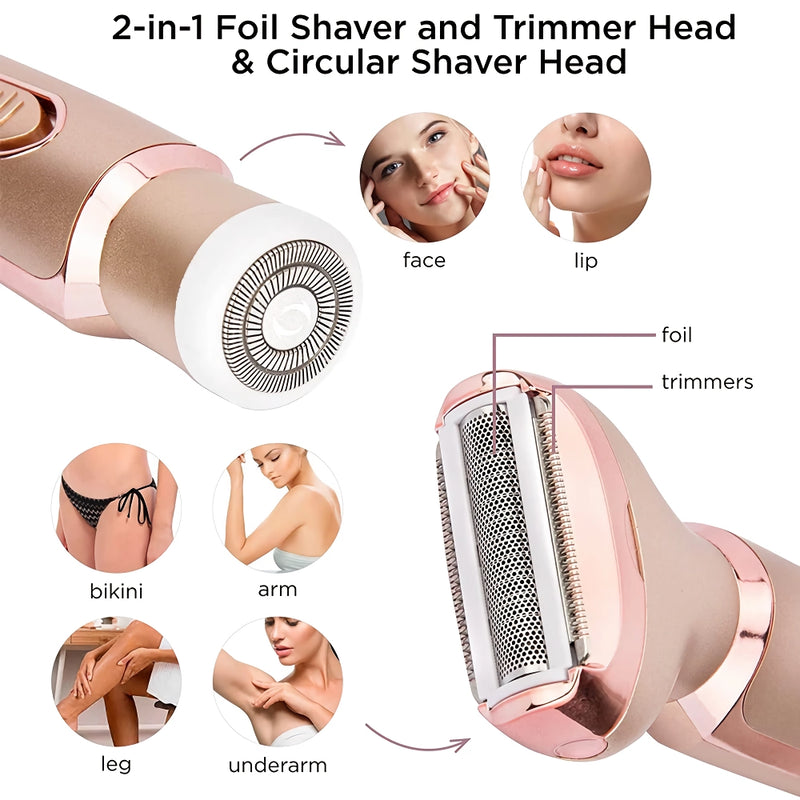 2-in-1 electric epilator for women, view 5 - MRSLM