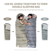 lightweight double camping sleeping bag, view 16 - MRSLM