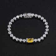 ice flower silver bracelet, view 4 - MRSLM