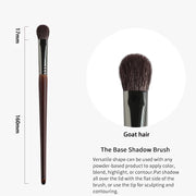 4pcs goat hair makeup brush set, view 8 - MRSLM