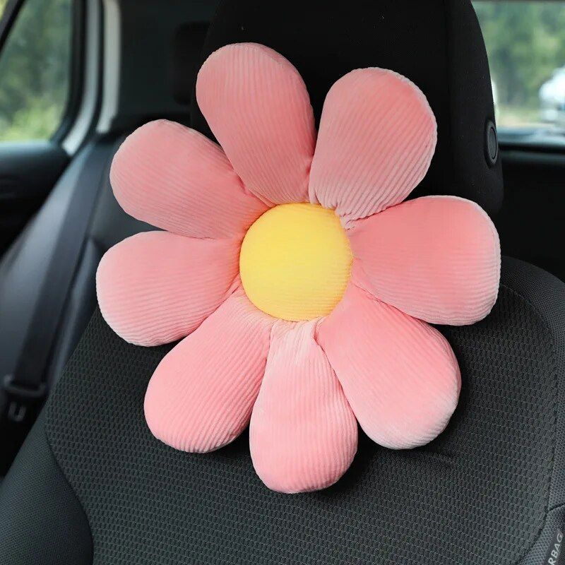 flower car neck and waist pillow set, view 13 - MRSLM