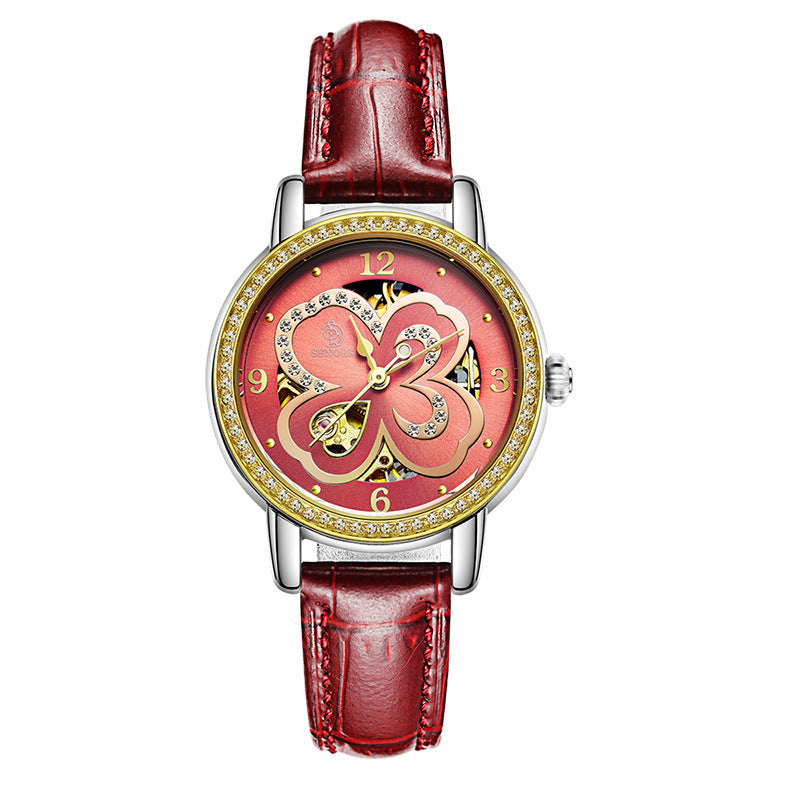 ladies luminous belt watch, view 5 - MRSLM