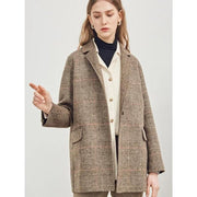 Wool blend winter coat, view 18 - MRSLM