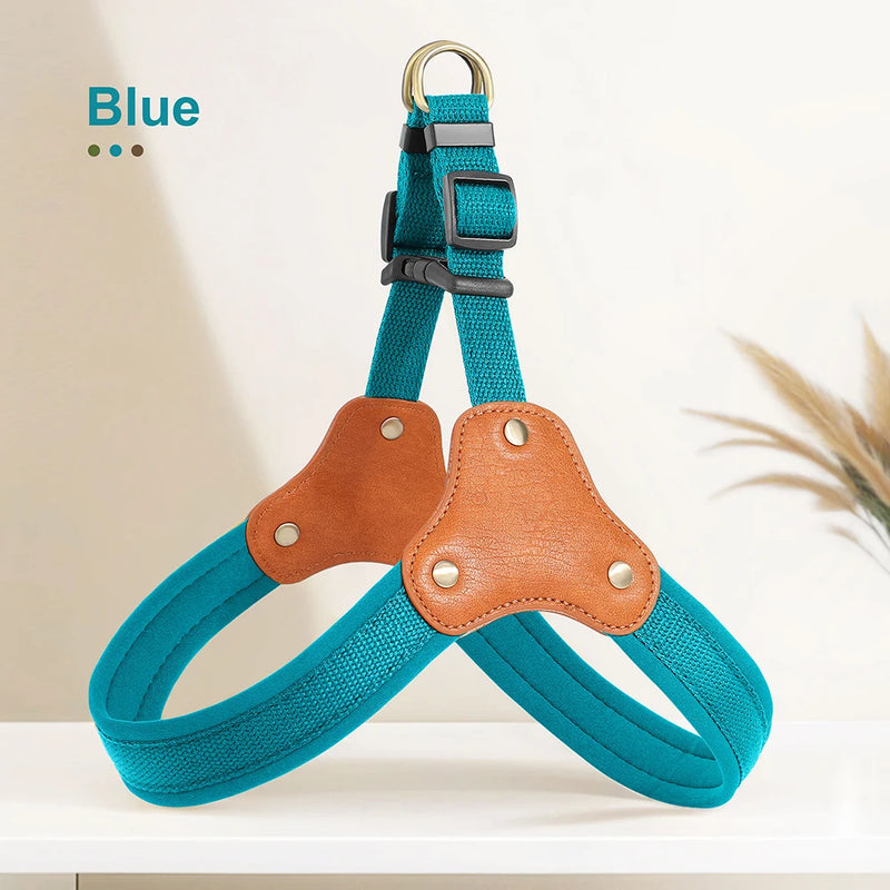 durable adjustable nylon dog harness, view 2 - MRSLM