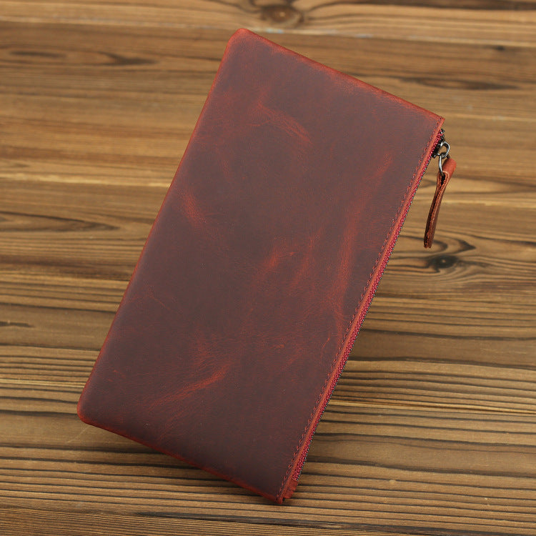 ultra-thin men's leather wallet, view 4 - MRSLM