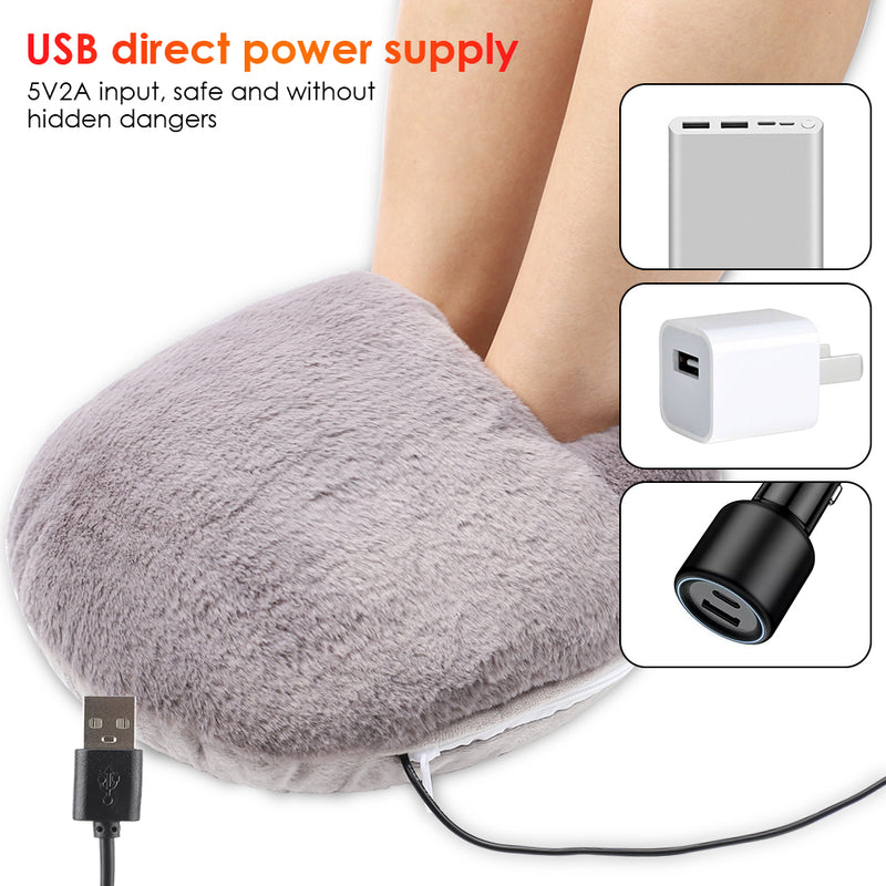soft velvet foot warmer heater, view 5 - MRSLM