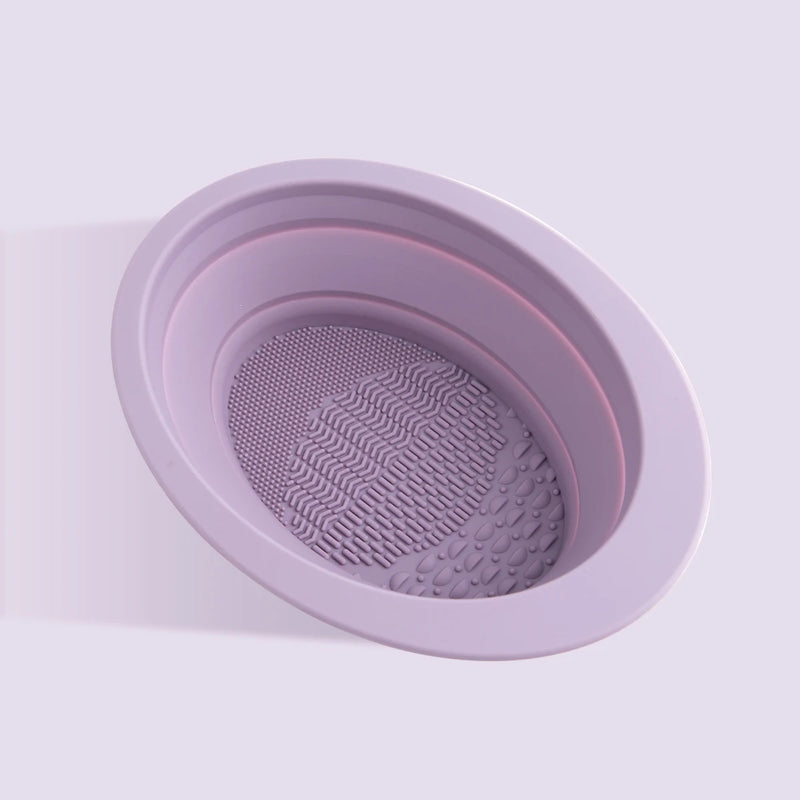 silicone makeup brush cleaner and scrubber, view 2 - MRSLM