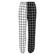 checkerboard high waist trousers, view 2 - MRSLM