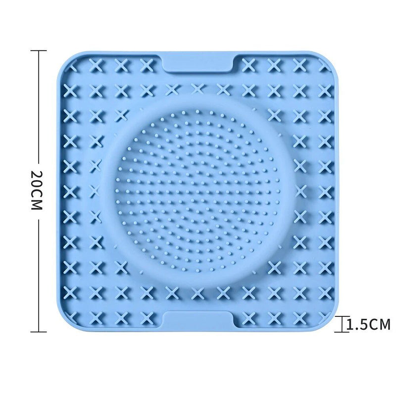 silicone slow feeder pet mat, view 2 - MRSLM