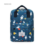printed laptop backpack, view 10 - MRSLM
