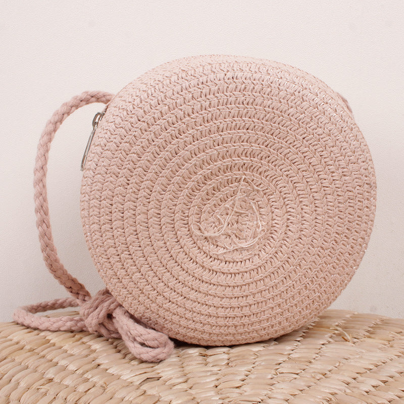 woven straw crossbody bag, view 2 - MRSLM