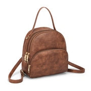 Women's PVC leather backpack, view 8 - MRSLM