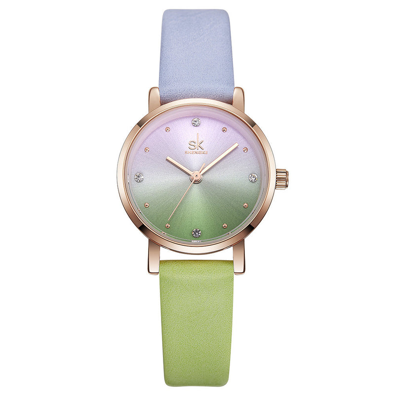 Two-color belt women's watch, view 4 - MRSLM
