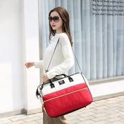 travel duffel bag for gym and business, view 4 - MRSLM
