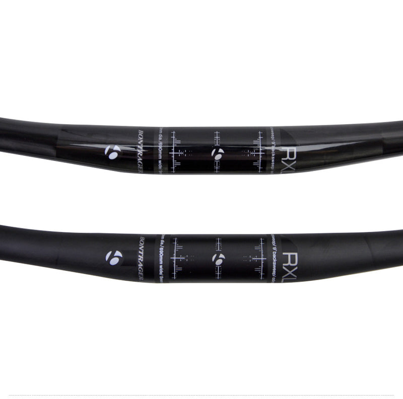 carbon fiber mountain bike handlebar, view 3 - MRSLM