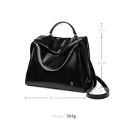 leather travel backpack, view 10 - MRSLM