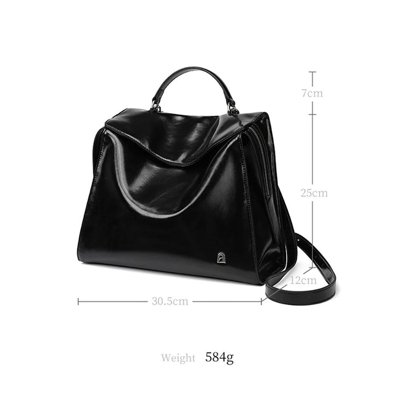 leather travel backpack, view 10 - MRSLM