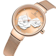 steel band quartz ladies watch, view 3 - MRSLM