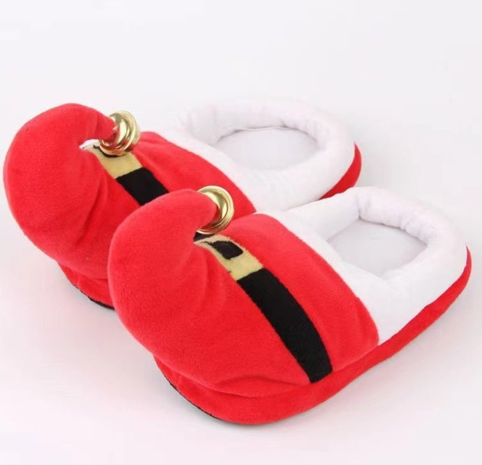 Christmas Santa and elk home slippers, view 6 - MRSLM