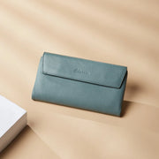 Genuine leather trifold wallet, view 2 - MRSLM