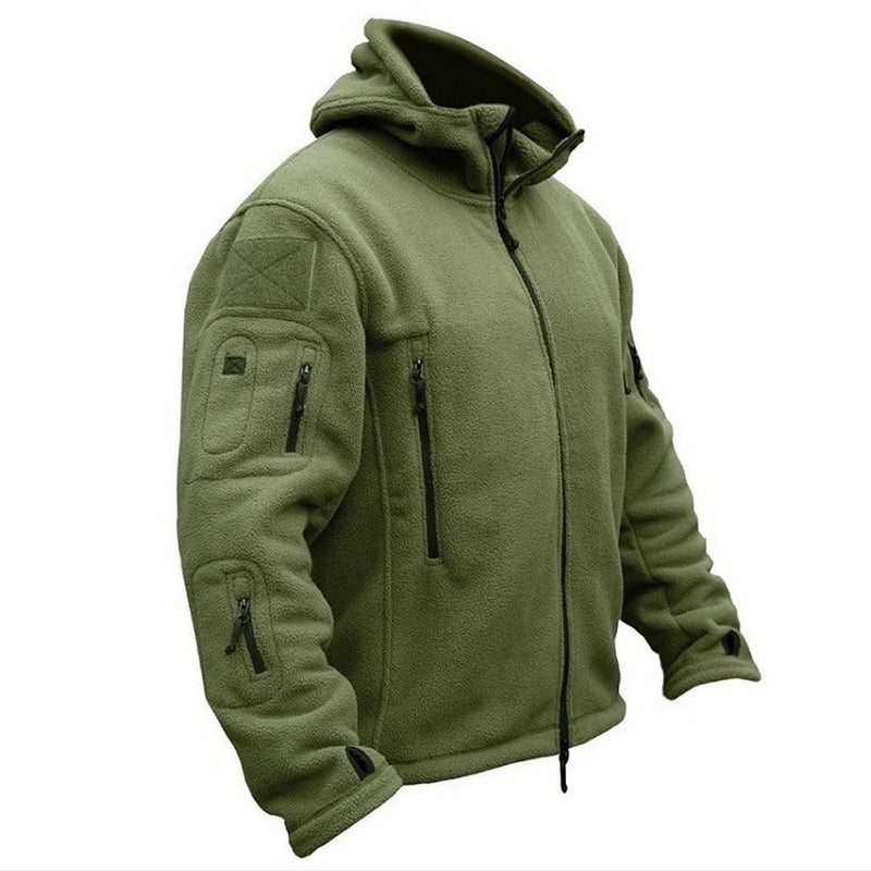 Men's thermal fleece tactical jacket, view 10 - MRSLM