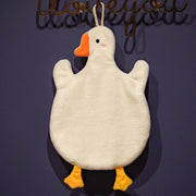 cute duck microfiber hand towel, view 2 - MRSLM