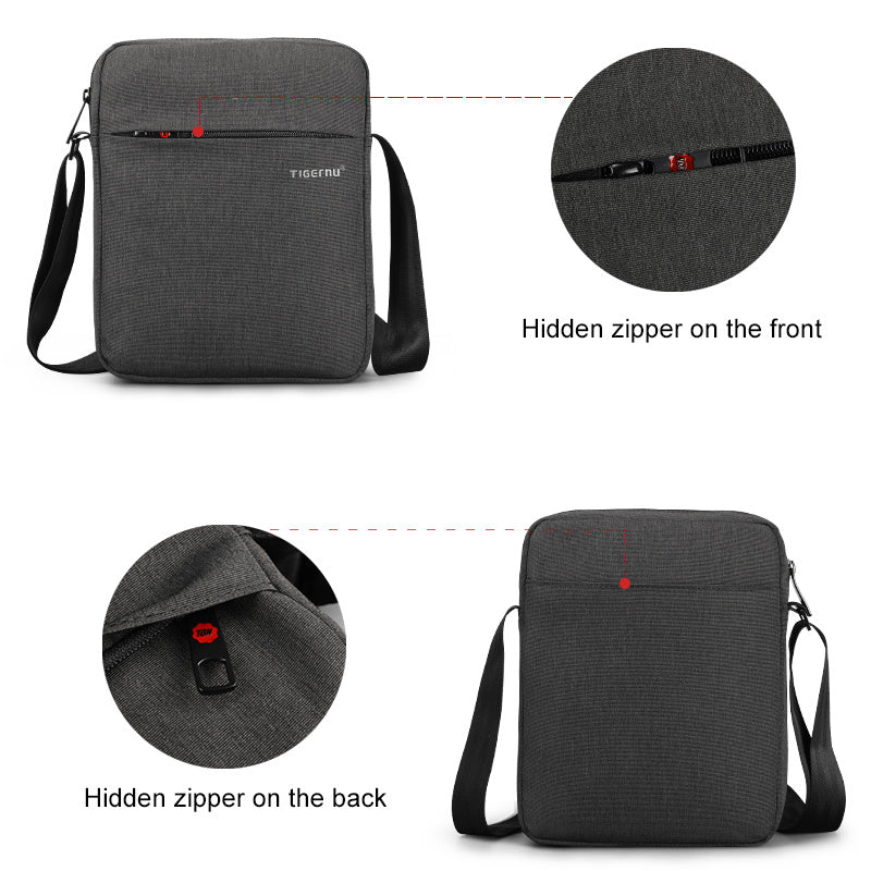 men's oxford single shoulder bag, view 2 - MRSLM