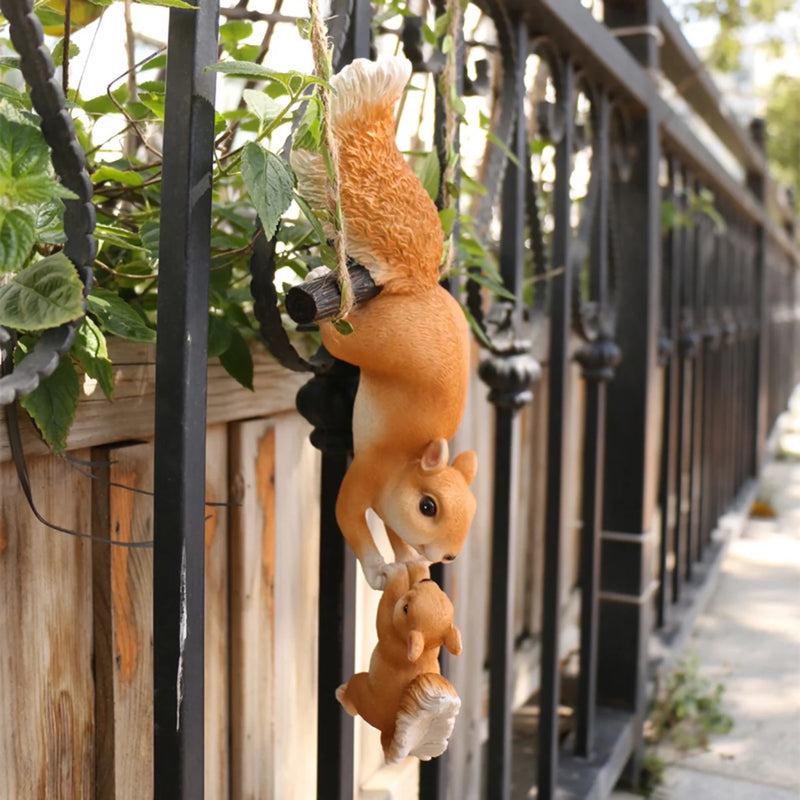 climbing squirrel figurines, view 7 - MRSLM