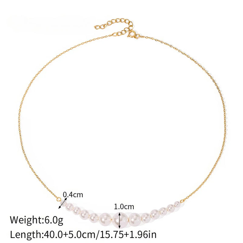 pearl spacer necklace or bracelet, view 2 - MRSLM