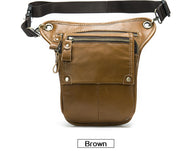 vintage leather crossbody bag, view 5 - MRSLM