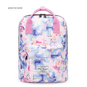 printed laptop backpack, view 5 - MRSLM