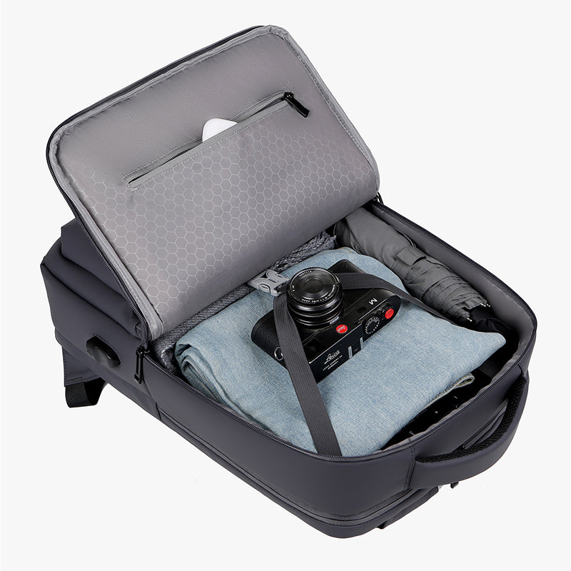 waterproof business laptop backpack, view 8 - MRSLM