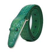 men's leather belt in multiple colors, view 2 - MRSLM
