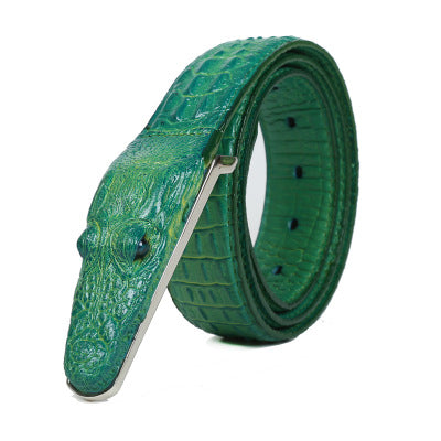men's leather belt in multiple colors, view 2 - MRSLM